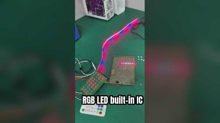 Adresowalne diody LED RGB z wbudowanym, dostosowanym do indywidualnych potrzeb układem scalonym