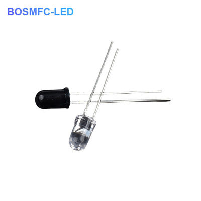 Anty-statyczny odbiornik emiterów IR, 5mm 940nm LED i fototransistor.