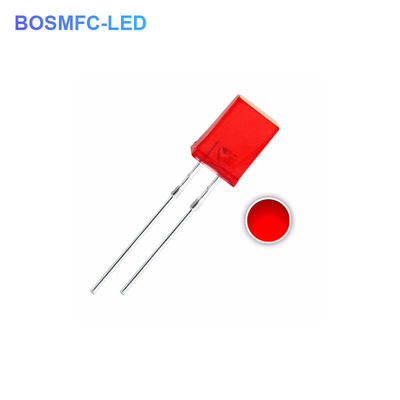 1.8V-2.4V LED Czerwony przez dziurę LED 2x5x7mm Dioda LED oświetlenia wewnętrznego