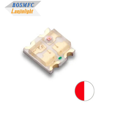 1615 Wielofunkcyjny dwukolorowy SMD LED 0603 Czerwone i białe światło Rozpraszanie ciepła