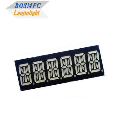 0.39&quot; 16-segmentowy wyświetlacz LED 6-cyfrową kolorystykę Super Red 49x15x8mm