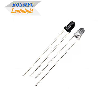 Trwały 3mm IR LED Chip Wielofunkcyjny przez otwór 940nm 850nm