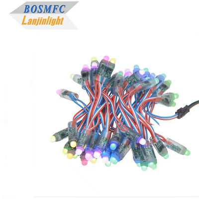 WS2811 Dyfuzyjne cyfrowe światła LED RGB, światła pixelów 12 mm okrągłe, indywidualne