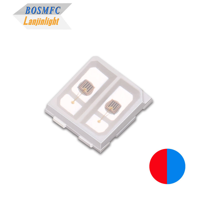 Bi Color SMD LED 3030 Czerwony i Niebieski światło wielofunkcyjny dioda świetlna