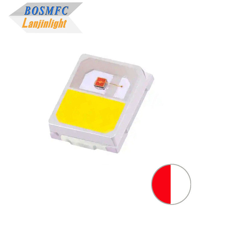 Stabilny kolor dwukolorowy 2835 SMD LED Czerwony i biały 0,5W Rozpraszanie ciepła