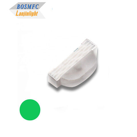 Praktyczny widok boczny 0805 SMD LED Długość fali 520-535nm Zielony kolor 60mW