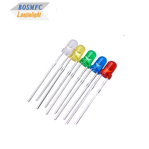 3mm Through Hole LED wszystkie kolory F3 dip led Praktyczne do oświetlenia w pomieszczeniach