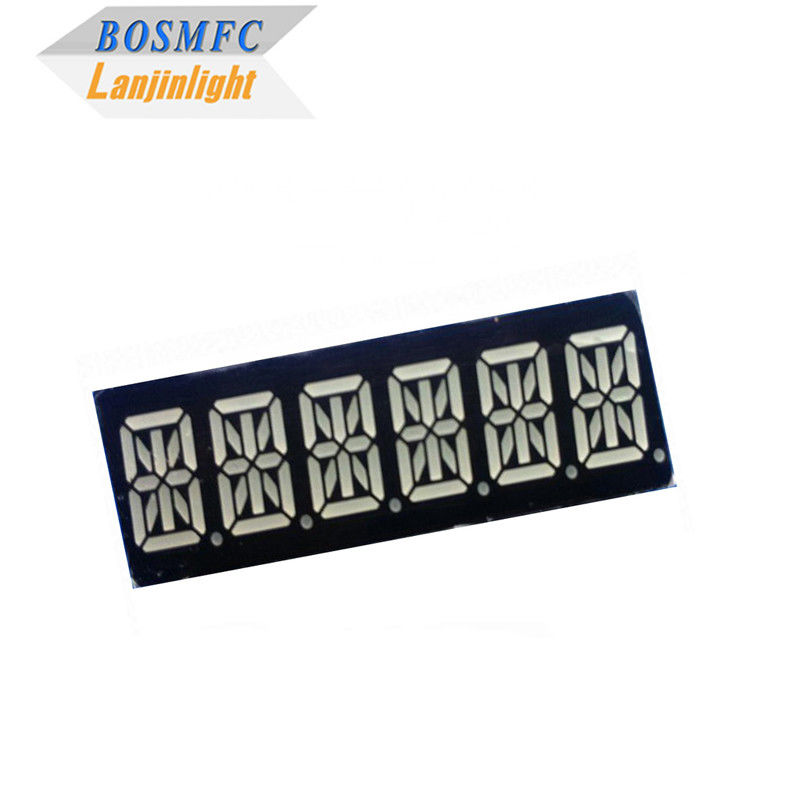 0.39&quot; 16-segmentowy wyświetlacz LED 6-cyfrową kolorystykę Super Red 49x15x8mm