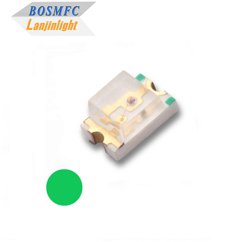 0805 Top SMD LED Diod 0.06W 2.8V-3.4V Zielony chip światła