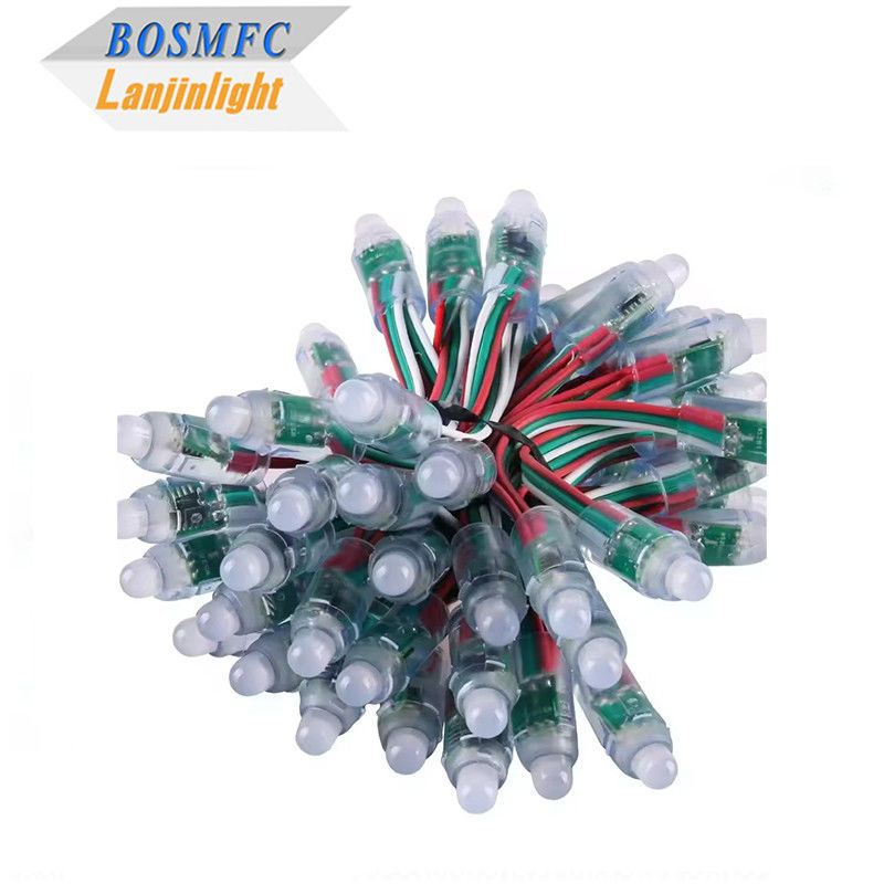 RGB pełnobarwny programowalny moduł LED DC5V WS2811 12mm wodoodporny IP68 Smart Pixel Światła bożonarodzeniowe RGB String Lights