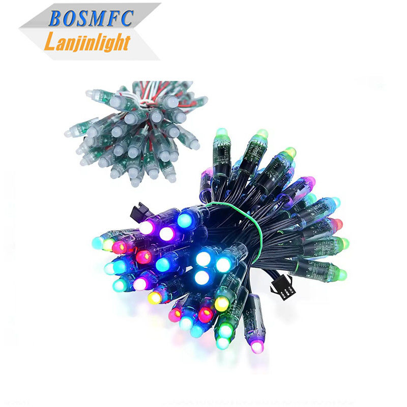 Fabryka Sprzedaż hurtowa WS2811 Dream Color RGB IC 12V LED Pixel Sting Lights Moduły reklamowe Ekran LED Point Lights Boże Narodzenie