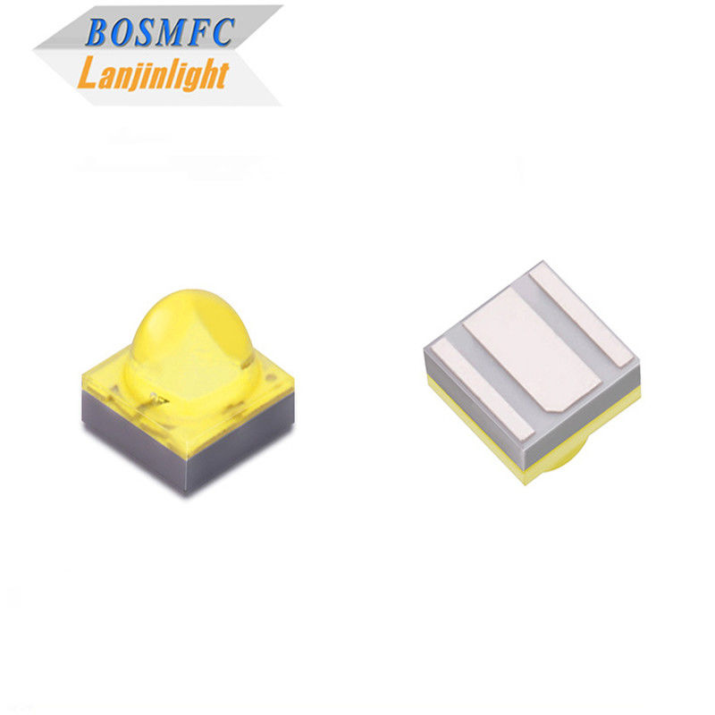 Wysoka moc 1-3W Czerwone / Zielone / Niebieskie / Białe / Żółte Światło 2525 SMD LED Diod Dome Lens For Car Light