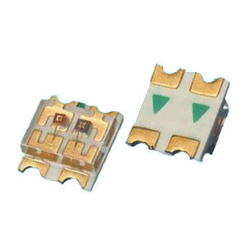 Dual Color 1206 SMD LED Surface Mount 3216 czerwony i niebieski światło