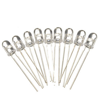 Głowa okrągła 5 mm ultrafioletowa LED 385nm 395nm światło UV Woda przezroczysta soczewka dla lampy komarowej