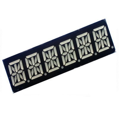 0.39" 16-segmentowy wyświetlacz LED 6-cyfrową kolorystykę Super Red 49x15x8mm