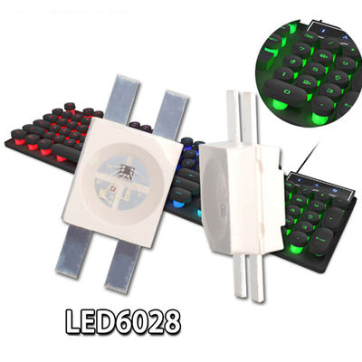 OEM ODM Wysoka jasność wbudowana w IC SK628 RGB 6028 Smd LED Chip Emitting Diode For Gaming Mechanical Keyboard