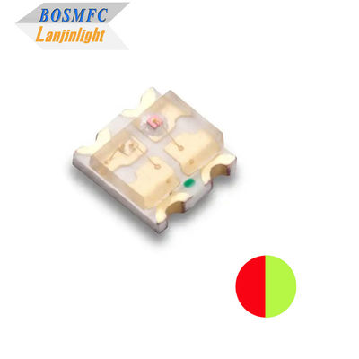 Praktyczny 0,06W 0603 SMD LED Dwubarwny Czerwony I Żółty Zielony Długość fali 568-576nm 1615