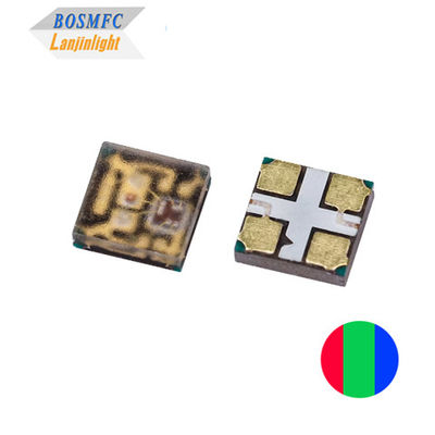 Super jasny wielobarwny PLCC4 2020 RGB LED 12mA Wbudowany IC Indywidualne inteligentne sterowanie