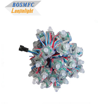 Pełnokolorowe światła Pixel LED Cyfrowy kwadrat WS2811 RGB Moduł Pixel String Light 12mm 5V 12V RGB Wodoszczelne struny