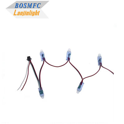 RGB Full Color Pixel Waterproof WS2811 Pixels Digital Adresable LED Globe String Lights 12mm DC 5V