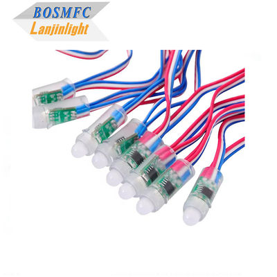 RGB pełnobarwny programowalny moduł LED DC5V WS2811 12mm wodoodporny IP68 Smart Pixel Światła bożonarodzeniowe RGB String Lights