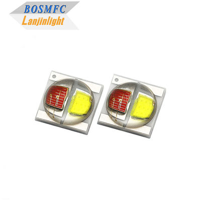 2W 3535 SMD LED Dome Lens 30 stopni Bi Color Czerwony i Biały 350mA Wysokiej Jasności Dioda LED