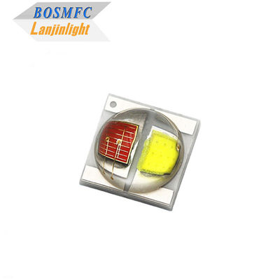 2W 3535 SMD LED Dome Lens 30 stopni Bi Color Czerwony i Biały 350mA Wysokiej Jasności Dioda LED