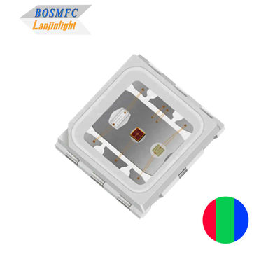 1.5W 5050 RGB LED kopuła soczewka wysokiej mocy trójkolorowy chip LED 3 * 0.5W