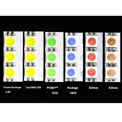 Forwardvoltage 2.8V 3.4V Top SMD LED 3528 5050 2835 Package Size 520 530nm Wave Length for Industrial Lighting Applications