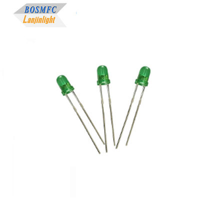 3mm dip led Green Light LED Light Emitting Diode 5V Długość fali 520nm-535nm