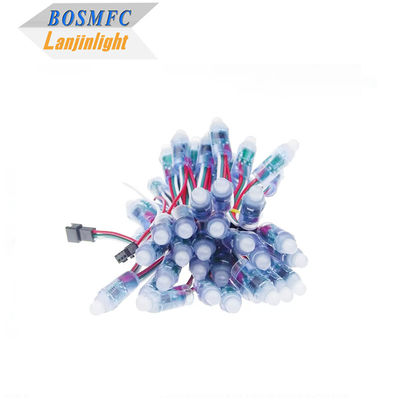 RGB Full Color Pixel Waterproof WS2811 Pixels Digital Adresable LED Globe String Lights 12mm DC 5V